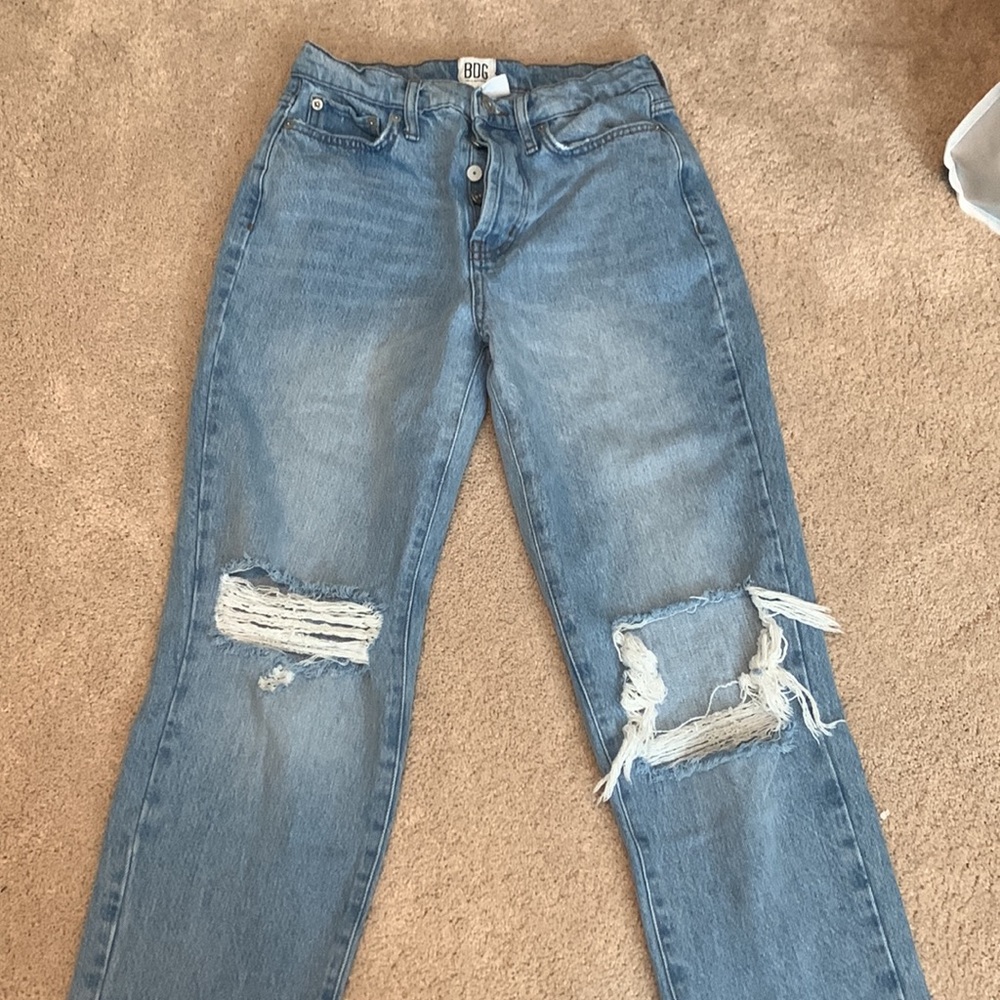 BDG Light wash ripped jeans
